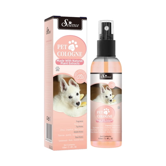 Dog & Cat Long-Lasting Classic Spray Scent | Fur-Conditioning, Non-Sticky Odor Control Formula | Travel-Friendly, Dog & Cat Spray, Dog Odor Remover Perfume, for All Coat Types, 100ML/3.4 OZ