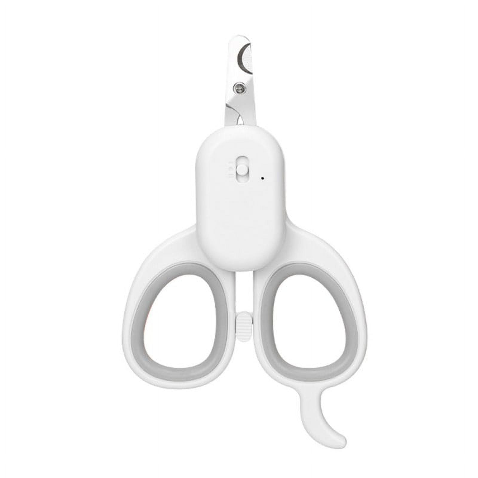 Dog Cat Nail Clippers, Pet Nail Trimmer with LED Light, Safety Guard to