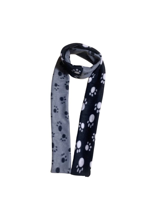 Dog Cat Paws Print Womens Infinity Scarf Lightweight Fleece Soft Scarf Winter Fall Shawl Wraps Neck Warmer Scarf