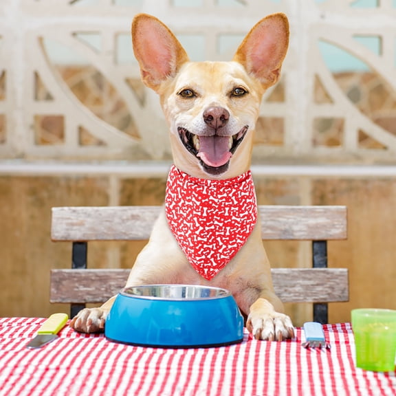 Dog Cat Pet Saliva Towel Bandana Bib Scarf Print Design Soft Polyester Fabric Adjustable Neck Size for Medium Dogs Cats Fashion Accessory Grooming Drool