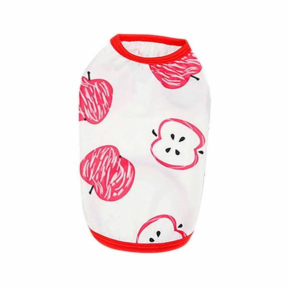 Dog Cat Pet Small Girl Dog Clothes Pack Vest Cute Style Summer Large Dog Clothes Summer Breathable Leisure Pet Thin Clothing Small Pet Clothes Girl Small Dog Outfits Small Girl Dog Clothes Dog Clothes
