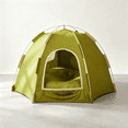 thumbnail image 1 of Dog Cat Pet Tent Foldable Cozy Dachshund Tent House Cat Bed Cave Canopy,Portable Foldable Pet Cave Bed, Breathable Mesh Window, Removable Washable Tent for Indoor Outdoor, 1 of 6