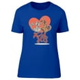thumbnail image 1 of Dog Cat Pets Heart T-Shirt Women -Image by Shutterstock, Female x-Large, 1 of 2