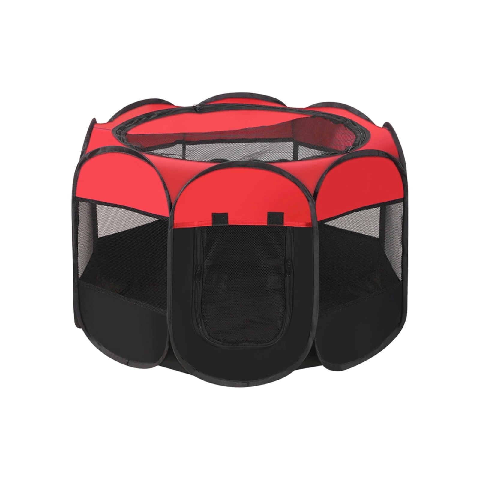 Dog Cat Playpen, Portable Puppy Pet Crate Indoor for Small Dogs Cats Rabbits, Foldable Dog Cage Enclosure for Outdoor, Pop Up Dogs Tent Kennel with Carrying Case