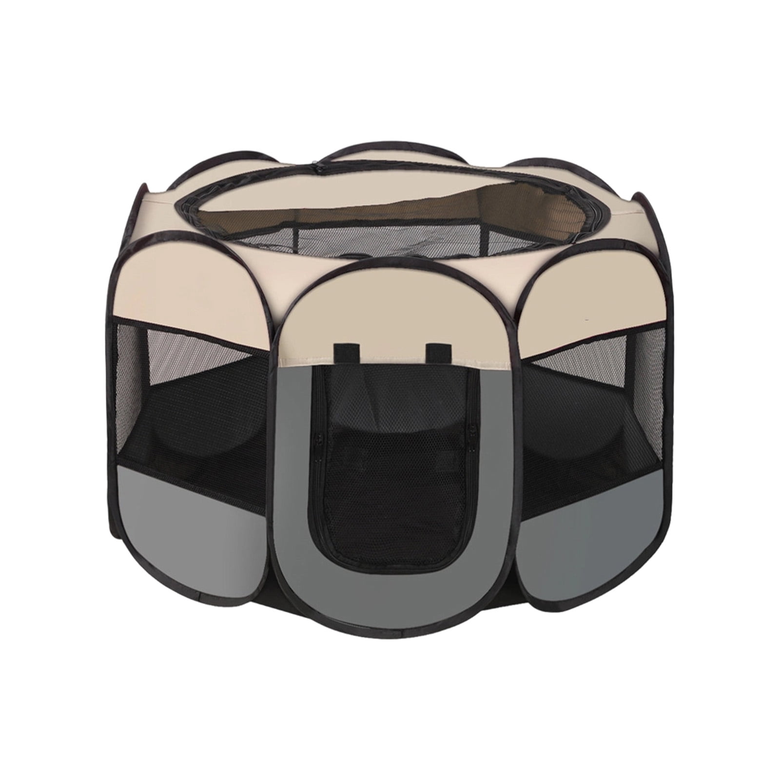 Dog Cat Playpen, Portable Puppy Pet Crate Indoor for Small Dogs Cats Rabbits, Foldable Dog Cage Enclosure for Outdoor, Pop Up Dogs Tent Kennel with Carrying Case