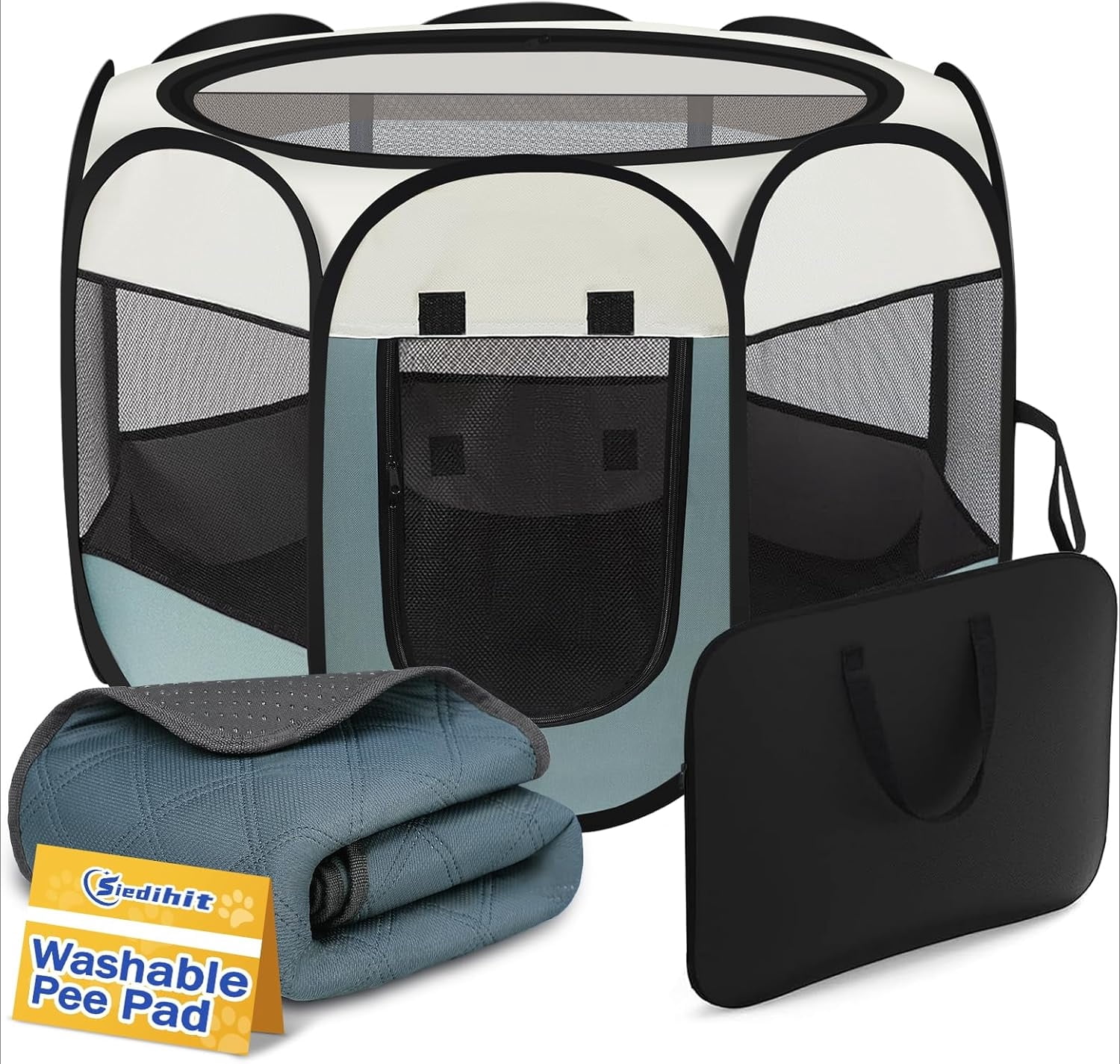 A closer look at Tiny Puppy Crate Portable