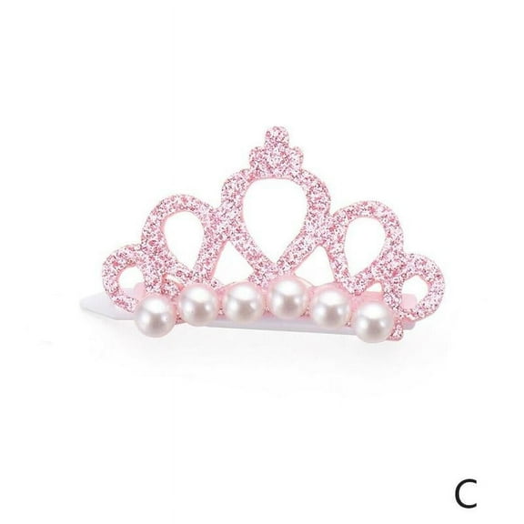 Dog Cat Puppy Pearl Crown Hair Clips Bows Tie Bowknot Gro Hairpin Pet Z8Y0