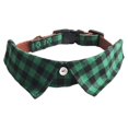 thumbnail image 1 of Dog Cat Suit Collar Checked Prince Collar Necktie Elegant Neck Kerchief, 1 of 18