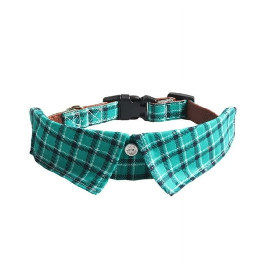 Dog Cat Suit Collar Checked Prince Collar Necktie Elegant Neck Kerchief