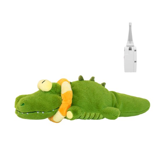Dog & Cat Toy, USB Rechargeable Automatic Wagging Plush Toy, Interactive Self-Play Toy for Small to Large Pets