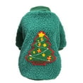 Dog Cat Warm Fleece 2025 new Christmas Pet Clothes Celebrate Dog