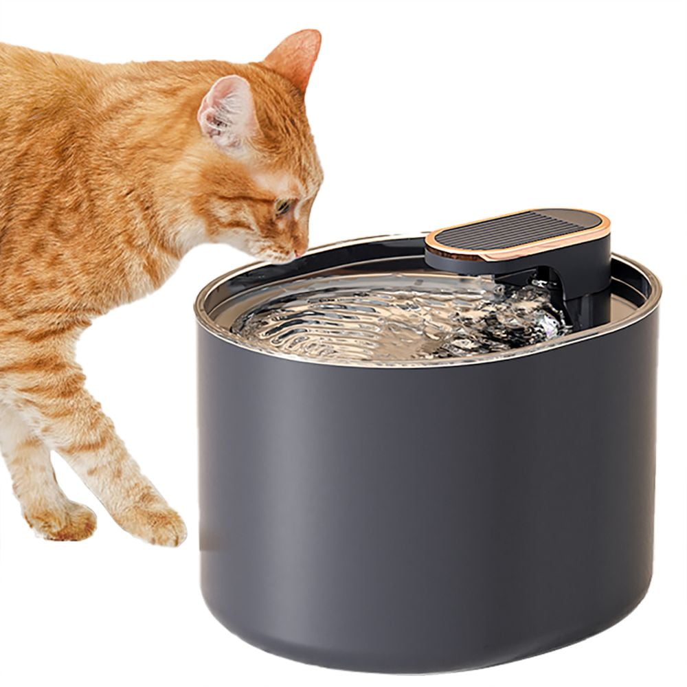 Dog Cat Water Fountain, 101oz/3L Ultra-Quiet Automatic Dog Water Bowl Dispenser, Built-In Activated Carbon Filter Pet Water Fountain, Automatic Cat Water Dispenser for Cats, Dogs, Other Pets