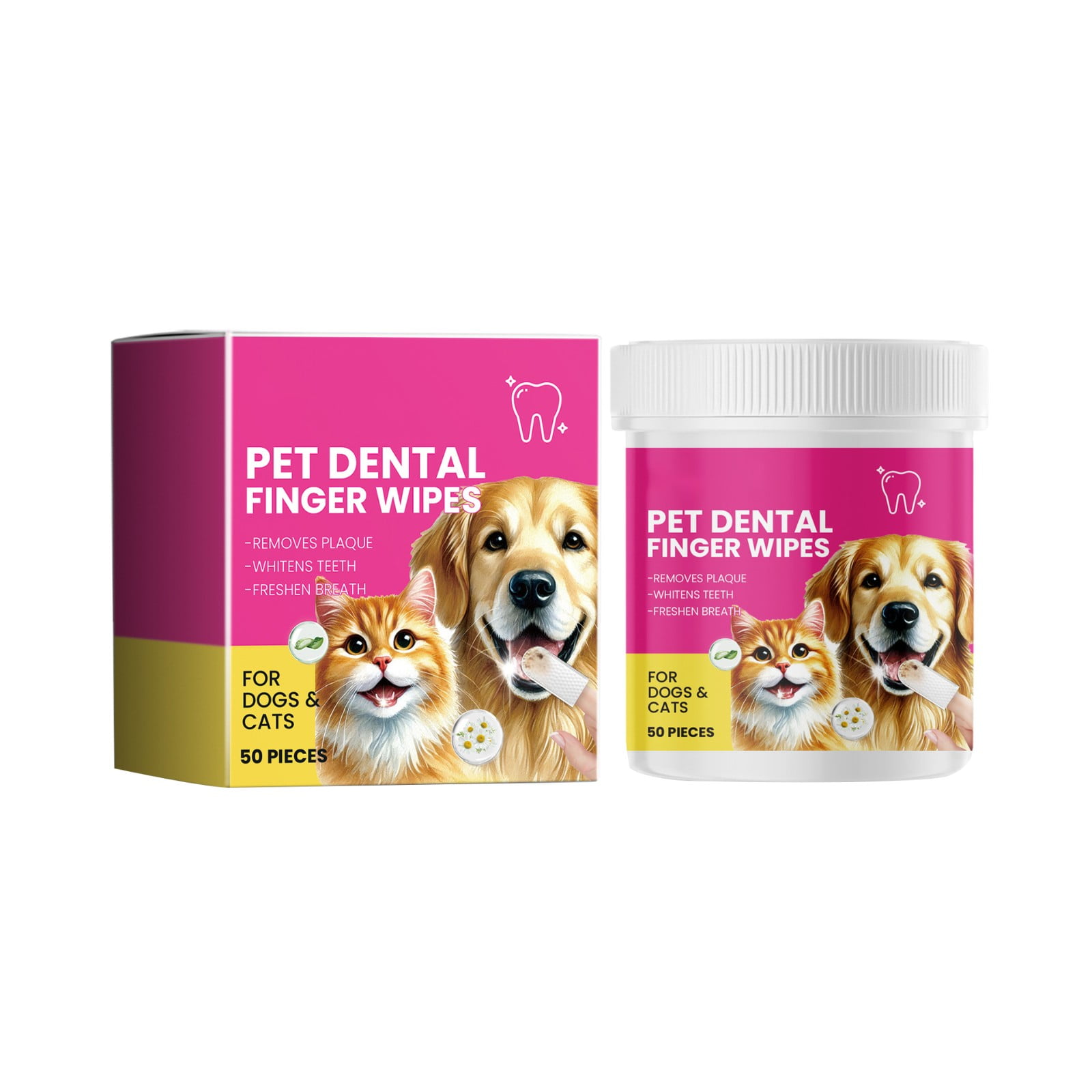 Dog and Cat Wipes, Clean, Deodorize and Soothe Allergic Infected