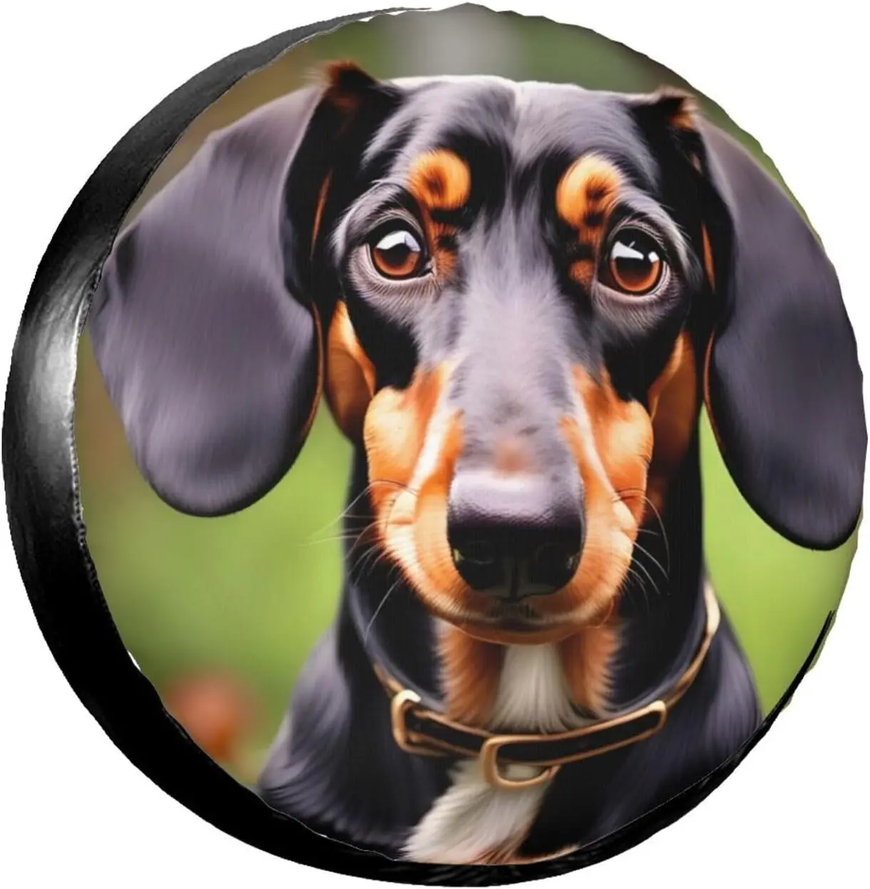 Dog Catching Pheasant Printed Spare Tire Cover Waterproof Tire Wheel