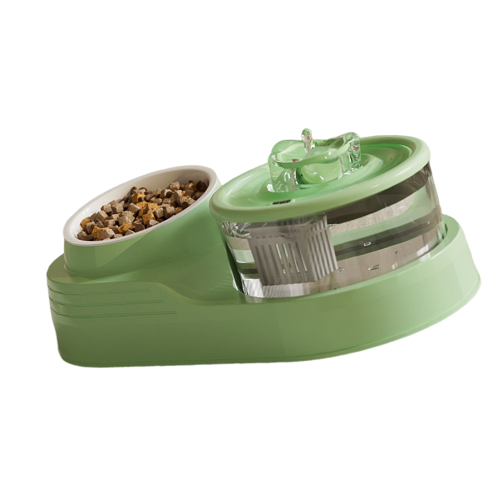 Dog Cats Water Dispenser Automatic Feeders Set Small Automatic Bowl Dispenser for Home or Travel