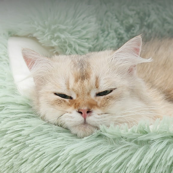 Dog Cave Bed for Small Dogs Cats Pets, Plush Dog Beds, Fluffy Covered Hooded Cozy Burrow Puppy Beds, Anti-Slip Bottom Washable Pet Sleeping Bag, 15.7"