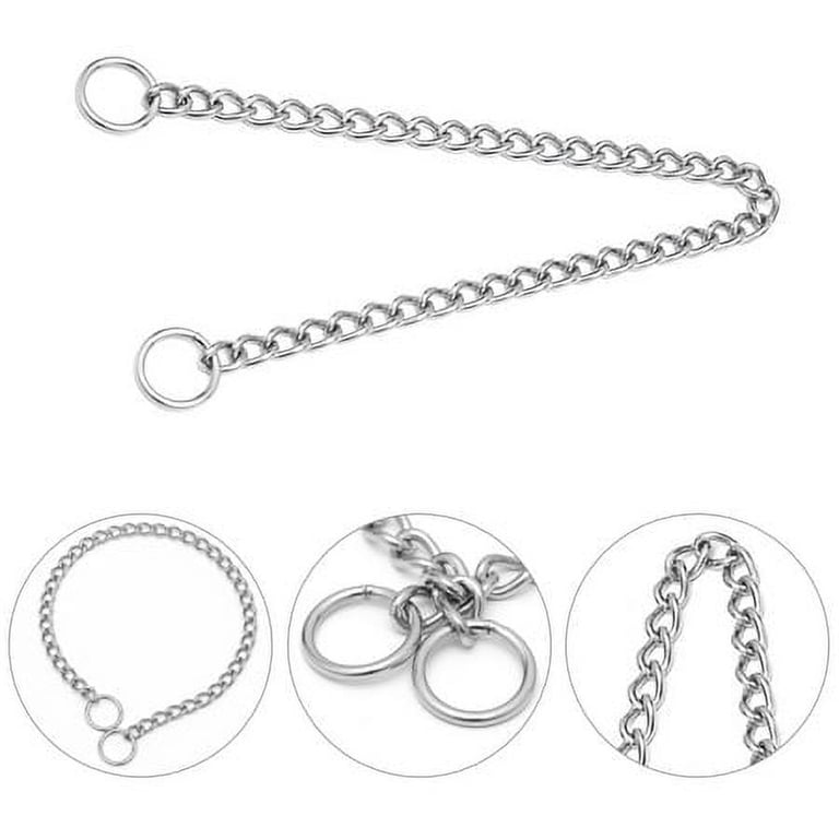 Dog Chain Collar,Stainless Steel Dog Choke Chain Collar, Puppy