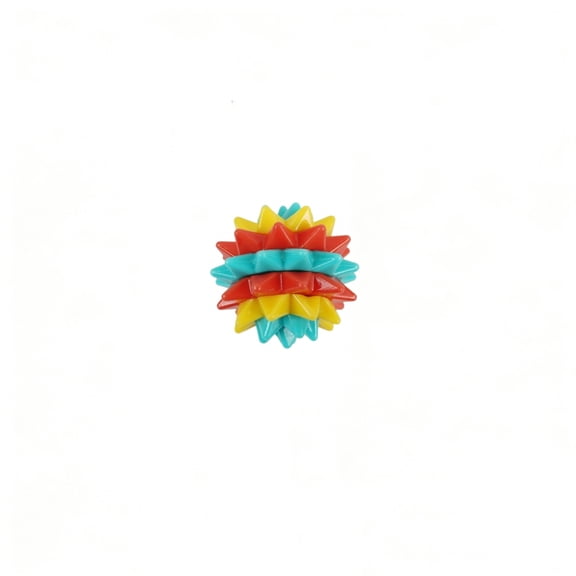 Dog Chew Ball For Aggressive Chewers Natural Plastic Tough Teething Toy For Small Medium Large Dogs Lasting Interactive Pet Toy For Brain Training