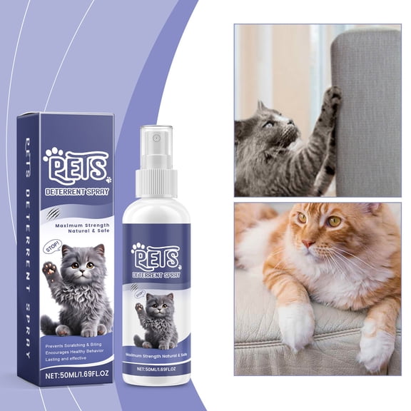 Dog Chew Deterrent Spray for Furniture, Anti Chew Training Spray for Dogs Cats, Bitter Spray to Stop Chewing Licking Biting, Pet Behavior Training Aid for Indoor Outdoor Use