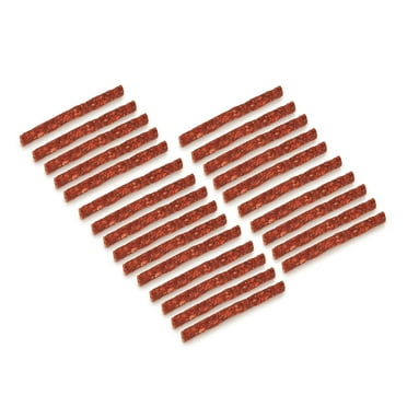 Dog Chew Sticks 5 Inch Yummy Healthy Beef Flavor Rawhide Treat Snack Bulk Packs (25 Sticks)