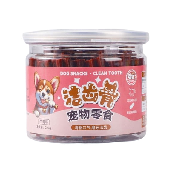 Dog Chew Sticks Puppy Pet Snacks With Tooth Cleaning Function, Chew-Resistant Stick Bones For Teeth Health, Specially For Teddy And Bichon Puppies To Reduce Teething Discomfort