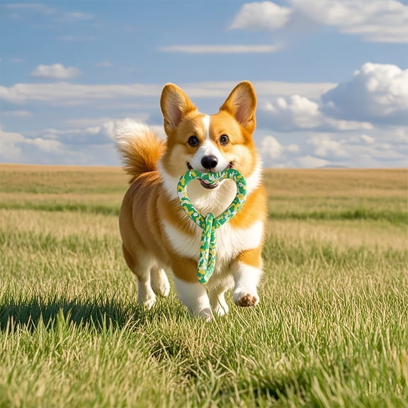 Dog Chew Toy 99.99% Natural Rubber,Eco-Friendly , Gentle Care, Especially Friendly To Puppies In The Teething,Interactive Pet Toys,Gifts for Pets and Pet Lovers(Green)