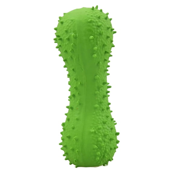 Dog Chew Toy, Flat Shape Squeaky Dog Chew Toy - Natural Rubber Toothbrush for Aggressive Chewers, Perfect for Small, Medium, and Large Dogs & Puppies