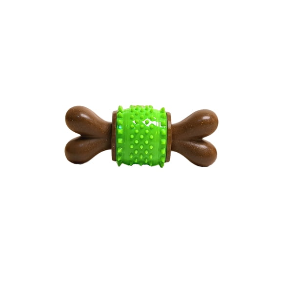 Dog Chew Toy For Aggressive Chewers - Durable Bone - Shaped Teething Toy With Textured Surface For Puppies, Small To Medium Dogs