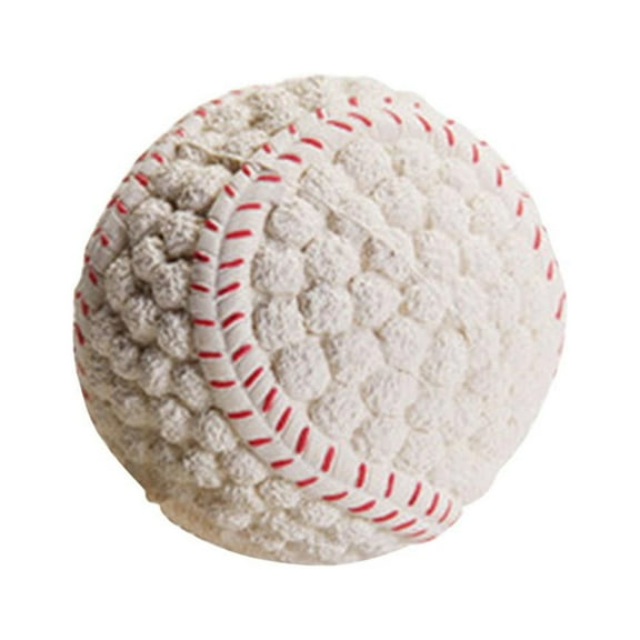 Dog Chew Toy - High Elastic Cotton Stuffed Ball with Sound for Small & Medium Dogs,Interactive Soccer Rugby Pet Toy