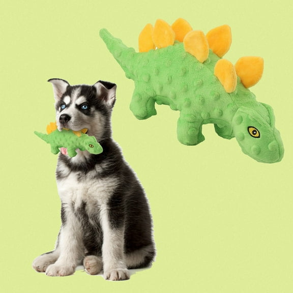 Dog Chew Toy, Soft Plush Squeaky Toy, Durable Chew Guard Technology Interactive Puppy Play Toy, Comfortable Cuddling Pet Toy for Small Medium Dogs