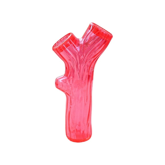 Dog Chew Toy Squeak Teether Branch-shape Twig for & Small Dogs Sound Toy Chew Toy Teether