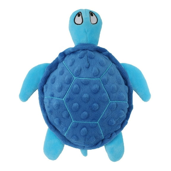 Dog Chew Toy Squeaky Fetching Toy Fun Game for Dogs Teething Chew Molar Toy Dog Cartoon Turtle Toy for Indoor Dogs