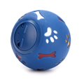 thumbnail image 1 of Dog Chew Toy Vinyls Fillable Treat Ball Leak Food Toy for Small Medium Large, 1 of 15