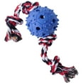 thumbnail image 1 of Luftpets Blue Chew Toy with Tug of War Rope & Treat Dispenser Rubber Ball, 1 of 10