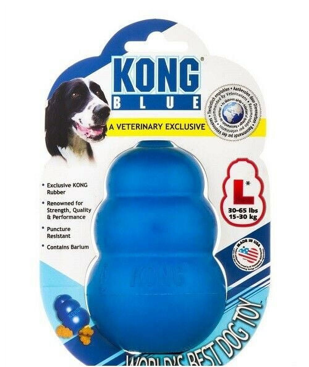 Dog Chew Toys Blue Rubber Extra Tough Treat Dispensing Anxiety Relief Pick  Size (Large) 