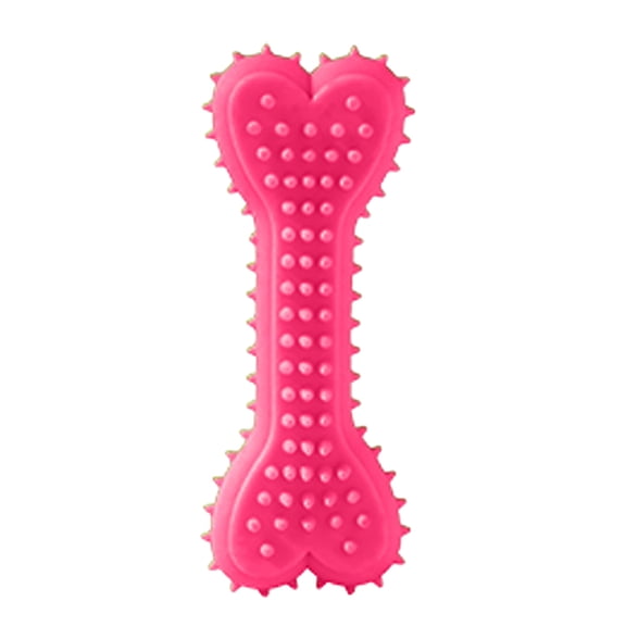Pet Toys for Small and Medium Dogs - Rubber Bone Shaped Chew Toys with Heart 3-Pack 43 Inch for Training and Teething