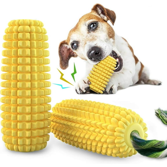 Dog Chew Toys for Aggressive Chewers, Indestructible Tough Squeaky Interactive Toys for Small Medium Large Breed Puppy Teeth