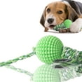 thumbnail image 1 of Dog Chew Toys for Aggressive Chewers, Likaty Indestructible Rope Dog Ball Toy Puppy Chew Teething Toys for Large Medium Small Dogs,Green, 1 of 7