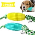 thumbnail image 1 of Dog Chew Toys for Aggressive Chewers, Likaty Indestructible Rope Dog Toy Puppy Chew Teething Toys for Large Medium Small Dogs,Yellow&Blue, 1 of 6