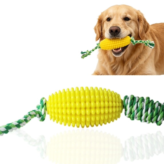 Dog Chew Toys for Aggressive Chewers, Likaty Indestructible Rope Dog Toy Puppy Chew Teething Toys for Large Medium Small Dogs- Yellow
