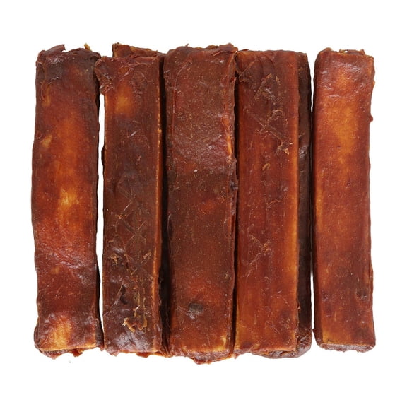 Dog Chew Treats, Chicken Wrapped Thick Rawhide, 8 Count Durable Pet Treats For Dogs