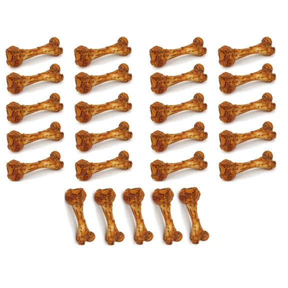 Dog Chews Ham Bone Treat All Natural Bulk Packs 7 to 8 inch Each Choose Quantity (25 Bones)