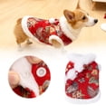 thumbnail image 1 of Dog Chinese New Year Clothes Cat Tang Outfit,Tassels Dog Cheongsam Tang Suit,Winter Pet Jacket Clothes, 1 of 7