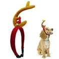 thumbnail image 1 of Dog Christmas Antler Headband, Soft Velvet Reindeer Costume Headband for Pets, Adjustable & Comfortable for Xmas Party & Holiday Photos, 1 of 3