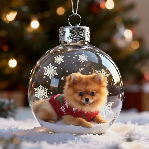 Dog Christmas Ball, Cebalnir PetThemed Tree Decor with Multiple Breeds — free download