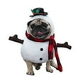 thumbnail image 1 of Dog Christmas Clothes Standing Snowman Christmas Costume Pet Cosplay Dressing up, 1 of 10