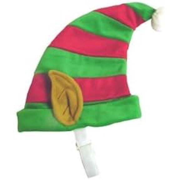 Dog Christmas Elf Hat Festive Holiday Pet Costume (Small)