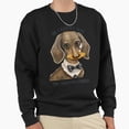 thumbnail image 1 of Dog Christmas Funny Dog Christmas Merry Graphic Unisex Sweatshirt Retro Woofmas Art G23649, Up to Size 5XL, 1 of 2