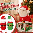 thumbnail image 1 of Dog Christmas Outfit with Elf Hat and Tunic,Festive Small Dog for Holiday Party,for Cats and Dogs,1 Pack, 1 of 8