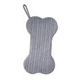 thumbnail image 1 of Dog Christmas Stocking 16 Inch Knit Christmas Stocking for Dogs Cats Pets, Bone Shape Large Pet Stockings Hanging Fireplace Holiday Decor for Pet Family, 1PC, 1 of 5